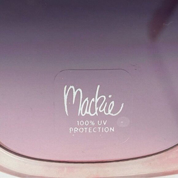 Bob Mackie Pink Square Frame Sunglasses Translucent main image 9